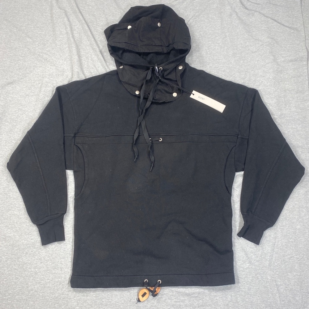 DAMIR DOMA Heavy Cotton Oversized Hoodie Sweater Pouch Pocket Drawstring Waist